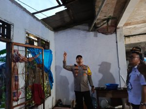 Kapolres Mesuji kunjungi warga terdampak musibah bencana alam puting beliung