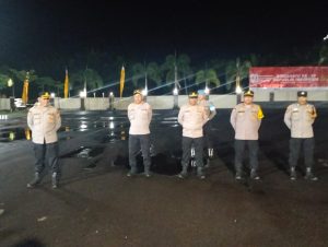 Jajaran Polres Mesuji menyiagakan Kompi Siaga Regu II