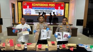 Jajaran Polres Mesuji melaksanakan Konferensi Pers