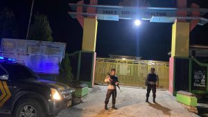 Anggota Polsek Simpang Pematang rutin melaksanakan Patroli