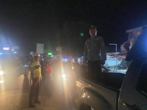 Patroli Gabungan Polres Mesuji, TNI, dan Satpol PP Tingkatkan Keamanan Pada Akhir Pekan