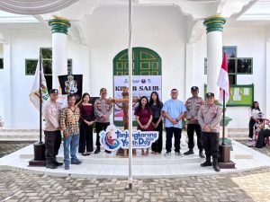 Jajaran Polres Mesuji melakukan pengamanan ibadah umat Kristiani di gereja