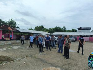 Kapolsubsektor Mesuji Pusat melaksanakan pengecekan kesiapan pengamanan HUT Kabupaten Mesuji