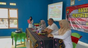 Pelajar SMAN 1 Tanjung Raya mendapatkan sosialisasi penyuluhan hukum