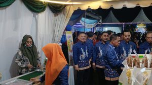 Kapolres Mesuji, turut hadir dalam acara pembukaan Mesuji Expo