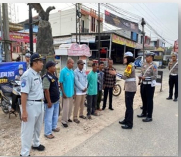 Jajaran satlantas Polres Mesuji telah sukses menggelar Operasi Zebra Krakatau 2025